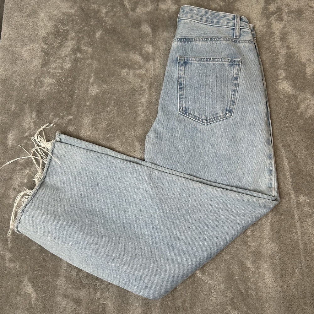 Assembly Label Jeans Straight Relaxed Fit Blue Denim Jeans Women's Size 8 - Picture 10 of 16